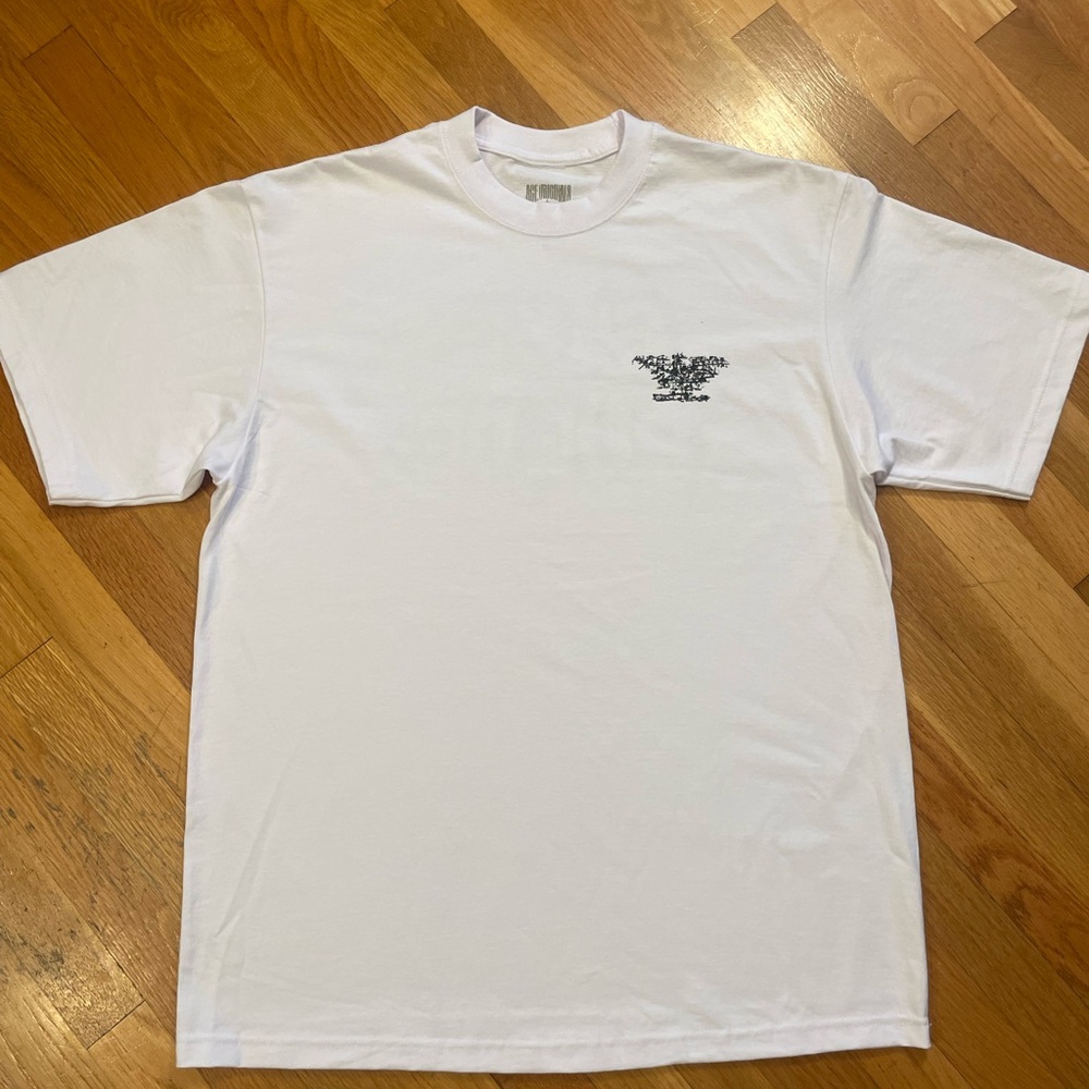 White Graphic Men's T-Shirt